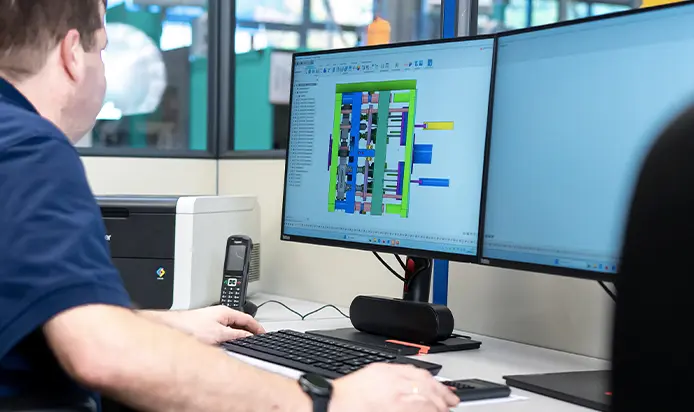 CAD Konstruktion einer Stahlform